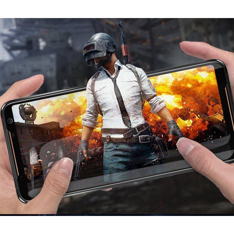 Kính cường lực 9H 2.5D viền đen bảo vệ toàn màn hình cho điện thoại ASUS ROG 2 3 5 ROG Phone II III 5 Pro 5 Ultimate