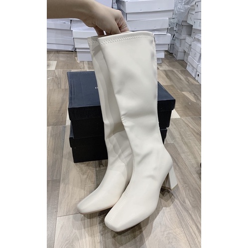 [sẵn]bốt gối (boot đùi) da lì xịn khoá sau gót 6p (FULL HỘP-3 màu) mã 279 | BigBuy360 - bigbuy360.vn