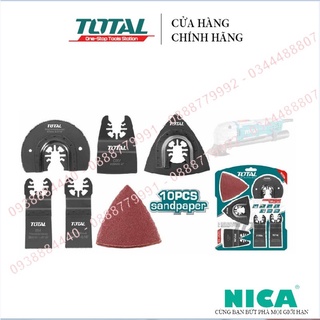 Bộ lưỡi máy cắt gọc đa năng TOTAL TAKTMT1502 15 chi tiết gia công tỉ mỉ, sắc bén dùng cho lắp ráp, xây dựng, sửa chữa