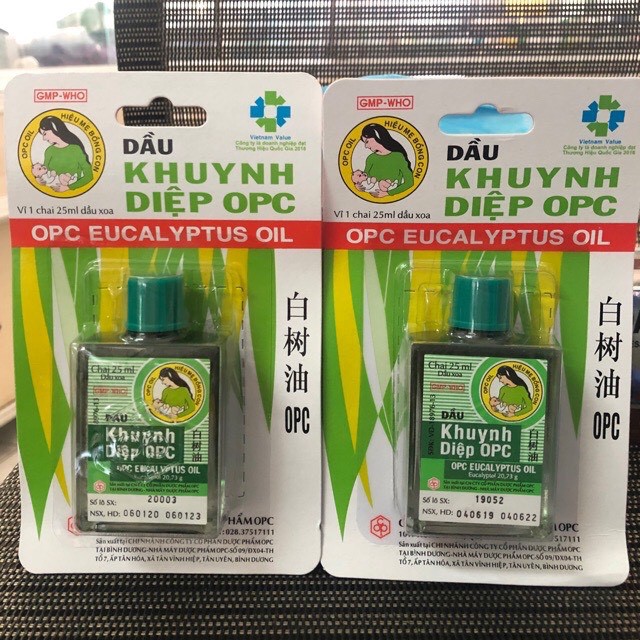 Dầu khuynh diệp OPC giữ ấm cho bé 25 ml