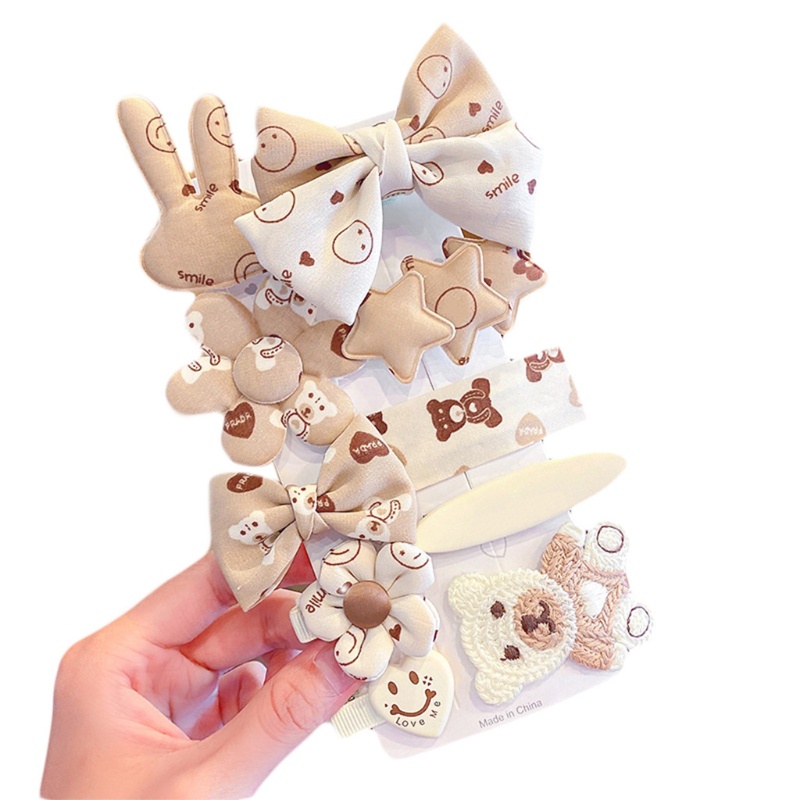 Kẹp Tóc Đuôi Ngựa Trang Trí Hoa Hoạt Hình Đáng Yêu Dành Cho Trẻ Em