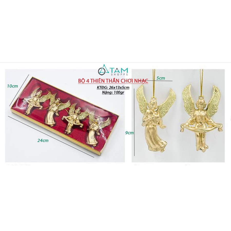 Hộp phụ kiện treo cây thông xi vàng Gold X-PKTCT-44