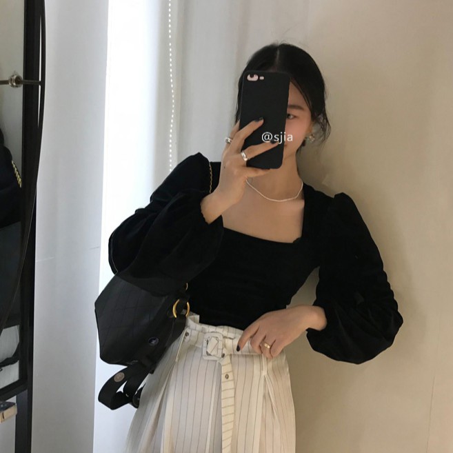 Retro long sleeve shirt