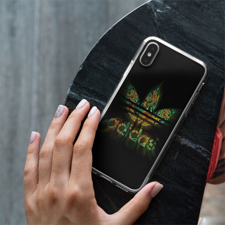 Ốp lưng IP Chữ adidas phát sáng S.SHOP Ốp thể thao chống sốc IPhone 5 6 7 8 Plus X Xmas 11 12 Pro Mini ADIPOD00178