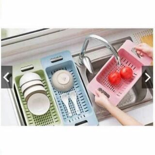 Rổ gác bồn rửa bát gấp gọn lúa mạch