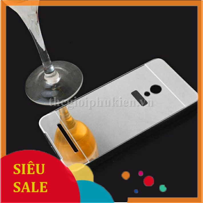 Ốp lưng Asus Zenfone 5 tráng gương viền kim loại