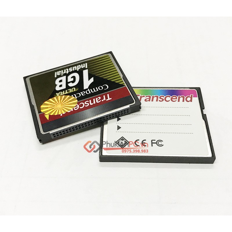 Thẻ nhớ CF card Transcend công nghiệp industrial 1GB