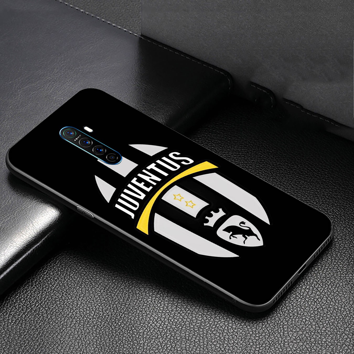 Ốp Lưng Silicone Mềm In Hình Logo Juventus Cho Oppo Realme C17 C15 C12 X3 Xt X2 X7 7 7i Nrz 20 Pro Realme7I Realmec12