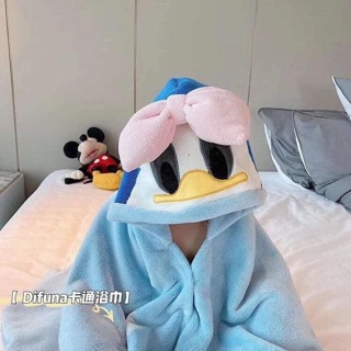 KHĂN TẮM CHOÀNG CÓ MŨ CHO BÉ