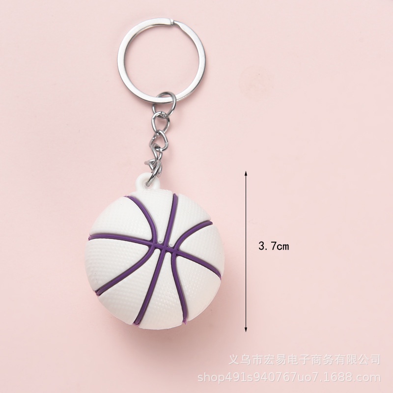 Bóng rổ móc khóa bóng thể thao