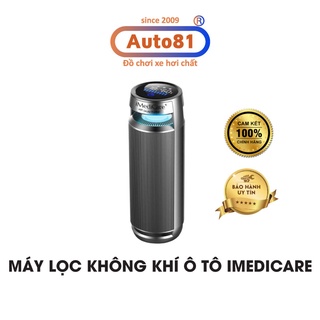 Máy lọc không khí ô tô Imedicare, lọc bụi mịn 2.5PM, có đèn led hiển thị mức độ ô nhiễm