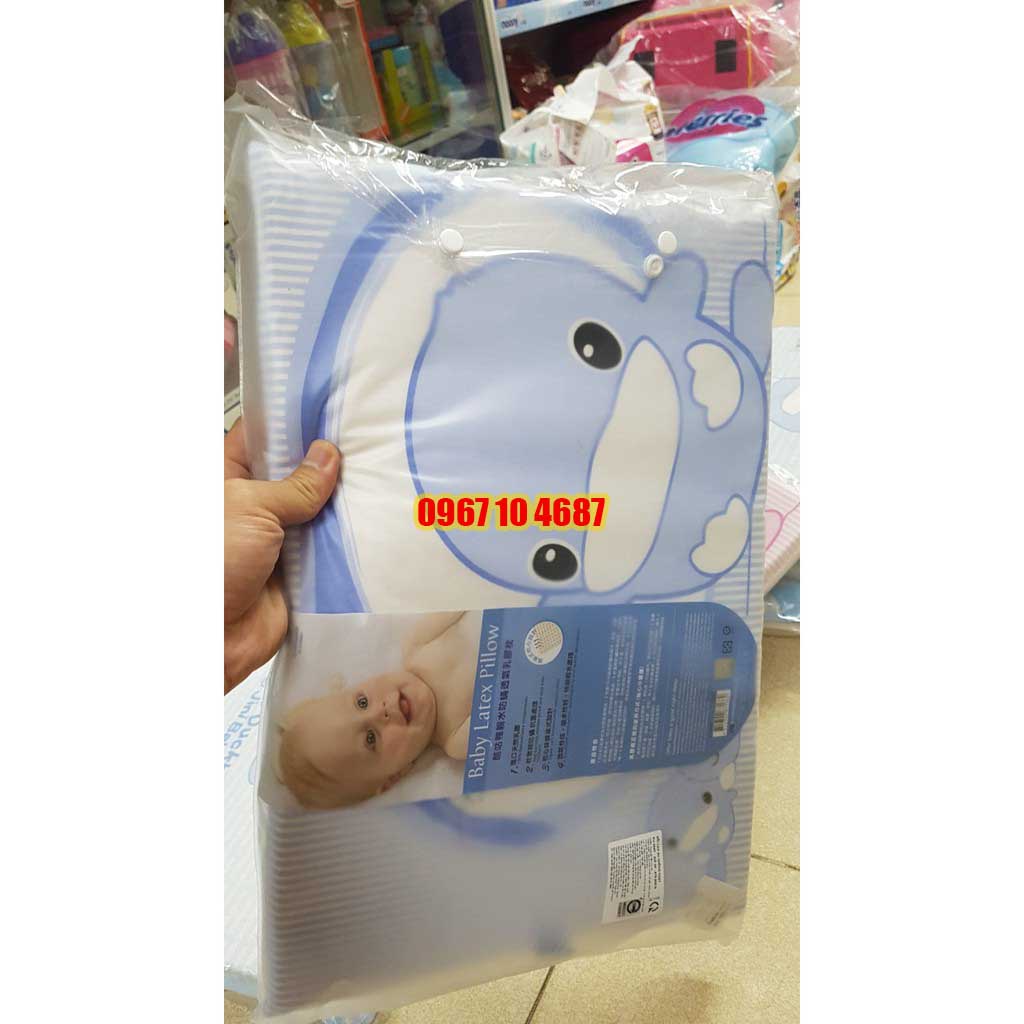 Gối Cao Su KUKU Gối Cao Su Non Chống Ngạt Cho Bé Sơ Sinh KU2047  Chính Hãng