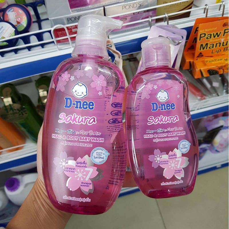 [ Tem Đại Thịnh ] Sữa Tắm Gội Toàn Thân Dnee Baby 380ml Cho Trẻ Dưới 3 Tuổi