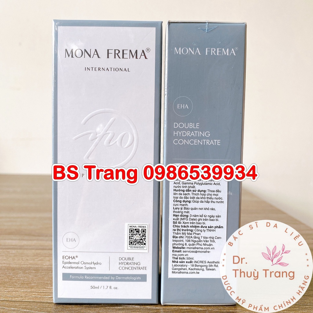 [HÀNG NHẬP KHẨU] MONA HAG - Serum Cấp Nước Mona Frena EHA Double Hydrating Concentrate (50ml)