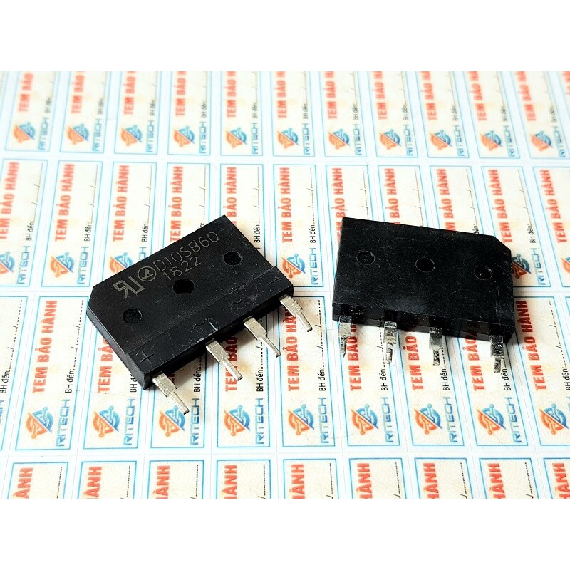 [Combo 5 chiếc] D10SB60 Diode cầu 1 pha 10A/600V