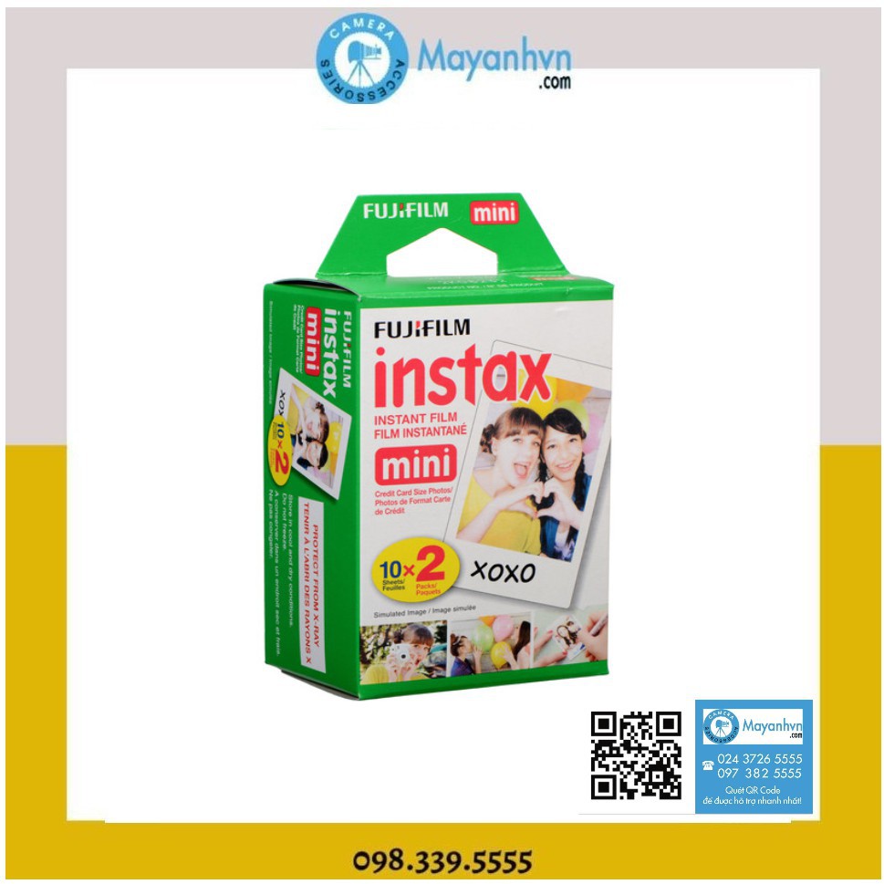 Film Fujifilm Instax Mini các loại như mini 8,9,70,90 ( 20 kiểu )