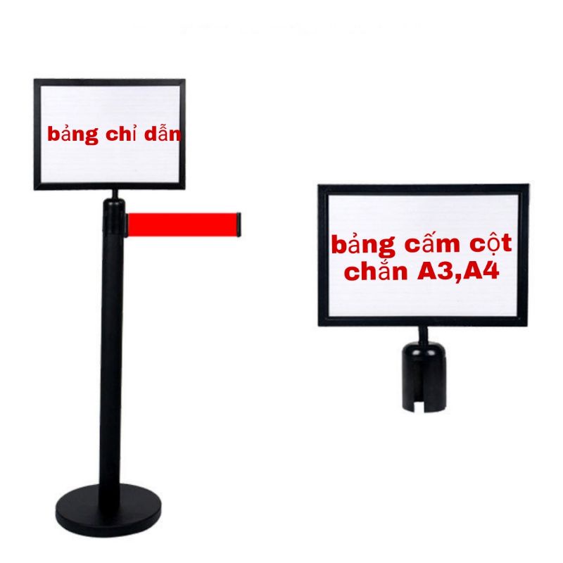 Biển báo, bảng chỉ dẫn, bảng cấm cột chắn inox 2 mét,3, mét