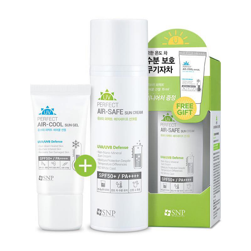 Kem chống nắng an toàn, lên tone trắng da, tinh chất trà xanh-UV PERFECT AIF-SAFE SUNCREAM