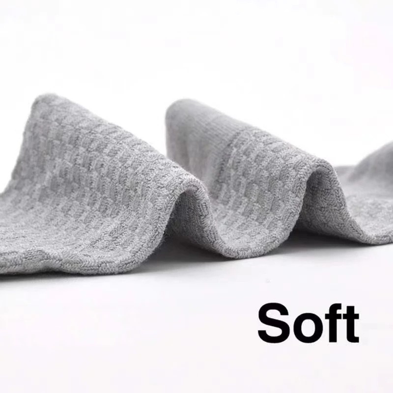 Vớ sợi tre cổ cao co giãn thoáng khí thấm hút mồ hôi tiện dụng cho nam