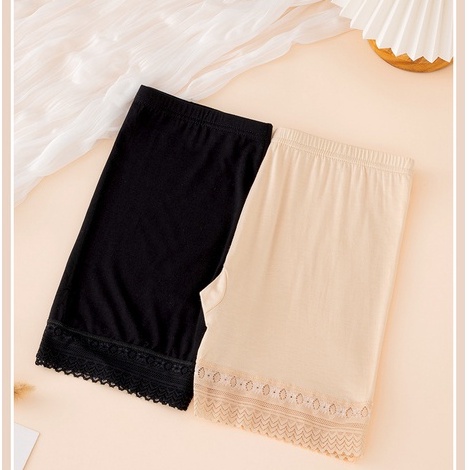 Quần mặc trong váy thun co dãn viền ren không cuộn HLBOUTIQUE 762