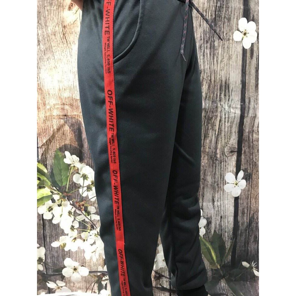 Quần Jogger Sọc Chữ Thời Trang Nam nữ