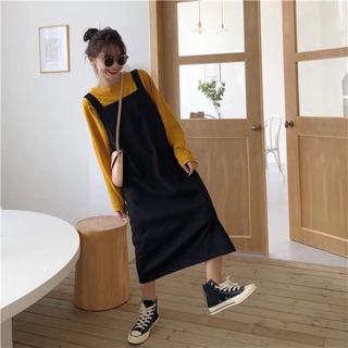 [ORDER] - Váy yếm trơn dáng suông dài 😍🤤