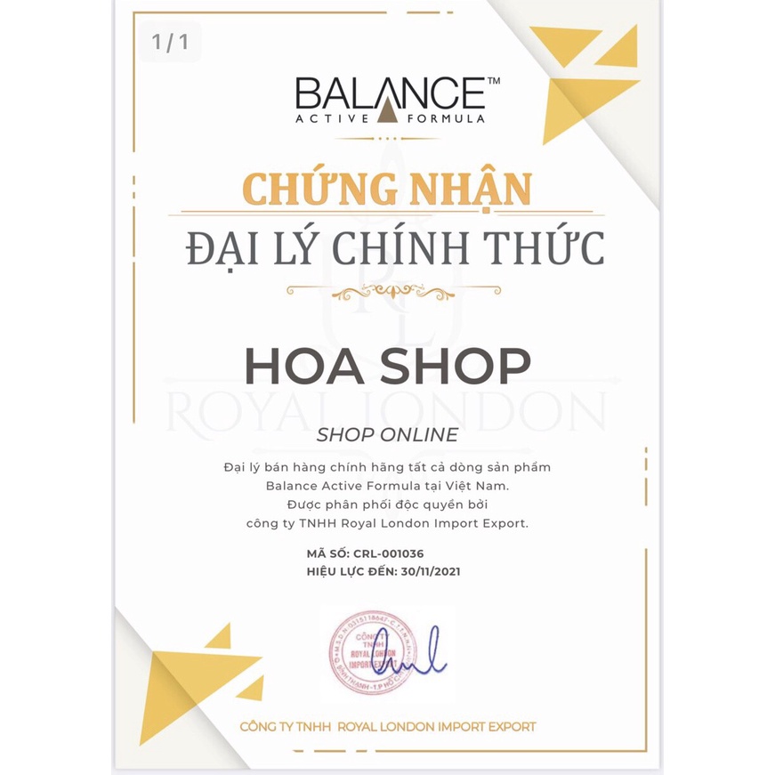 Serum ngừa mụn Balance Active Formula Niacinamide Blemish Recovery Serum