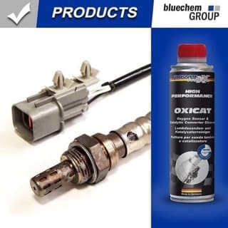 Oxicat Bluechem vệ sinh bầu lọc khí thải máy xăng