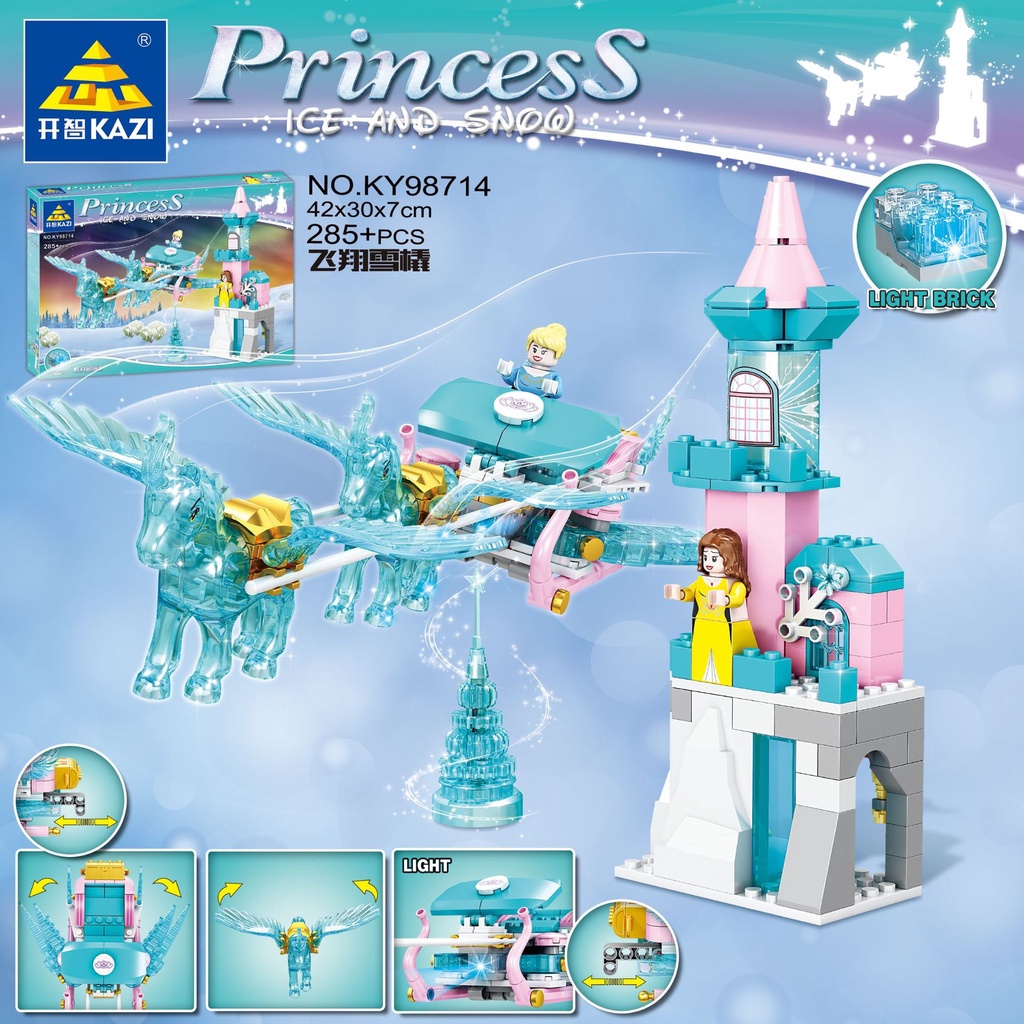 Bộ Đồ Chơi Lắp Ráp Lâu Đài Công Chúa Dành Cho Bé Gái 6-9 Tuổi