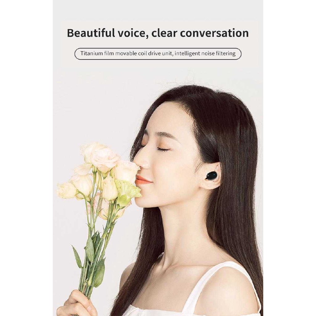 Tai Nghe Bluetooth Không Dây Tws M1 Pk Redmi Airdots 5.0 Có Mic Và Phụ Kiện Pk I200