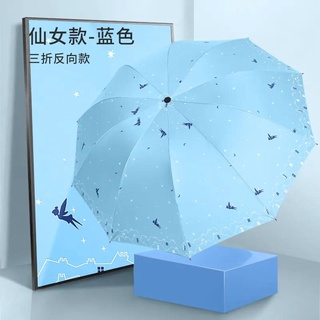 Dù Che Nắng / Mưa / Tia Uv Kích Thước Lớn Phong Cách Hàn Quốc Đáng Yêu Tiện Lợi Cho Nữ Sinh