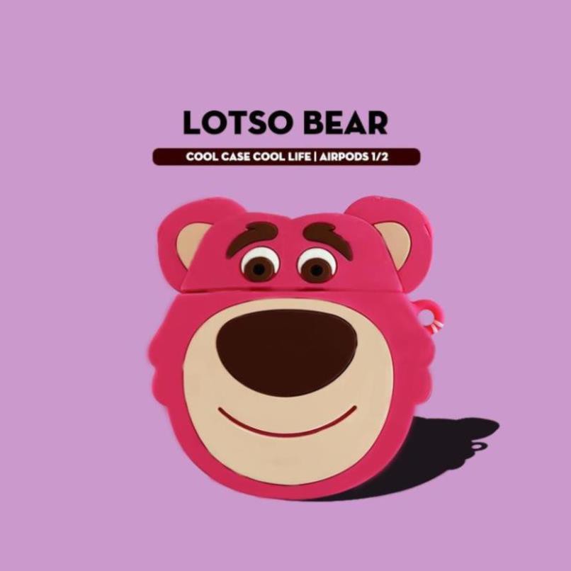 Case Airpods Bảo Vệ Bao Đựng Hộp Sạc Tai Nghe, Case Airpods 2/3/1/i7/i9/i12 - Sillicone Chống Bám Bẩn Lucky Cat