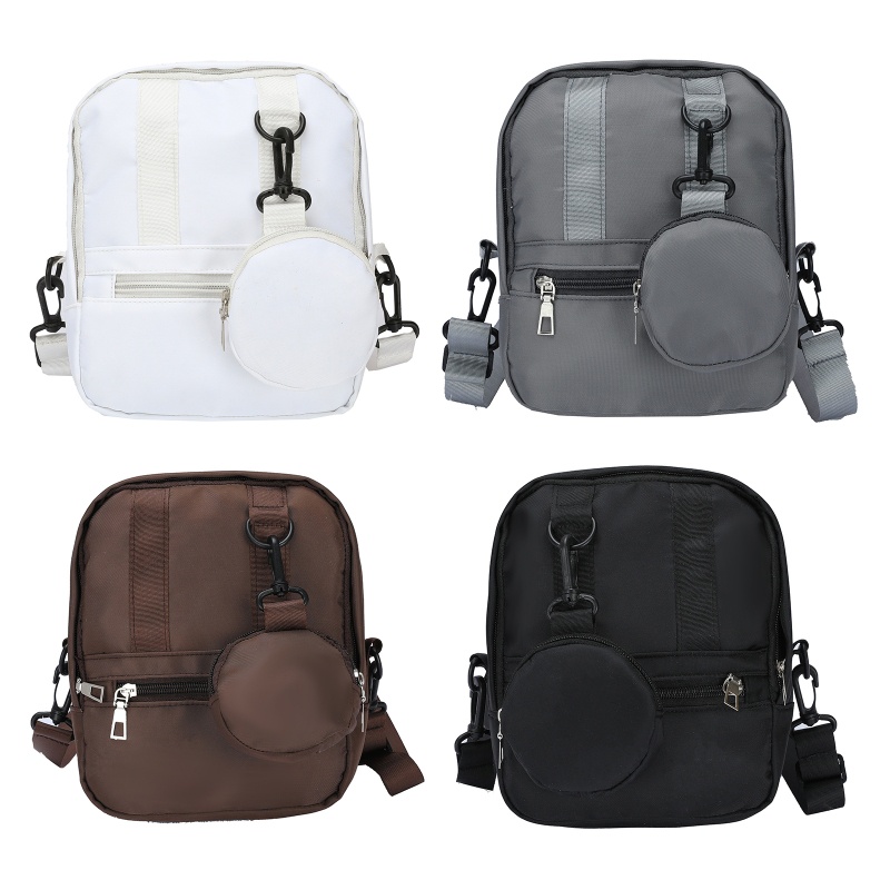 Túi Đeo Chéo Nhỏ Bằng Nylon Phong Cách Cổ Điển Cho Nữ