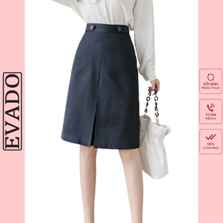 Chân Váy Dài Công Sở Xẻ Trước EVADO CV10
