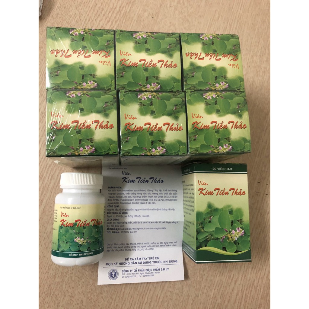 Viên KIM TIỀN THẢO hộp 100 viên | BigBuy360 - bigbuy360.vn