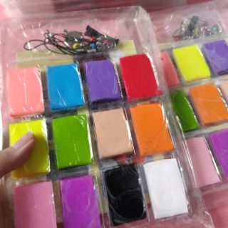 Set 12 màu đất sét polymer clay kèm phụ kiện
