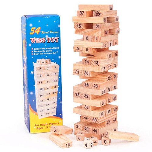 Bộ trò chơi rút gỗ WOOD TOYS loại lớn