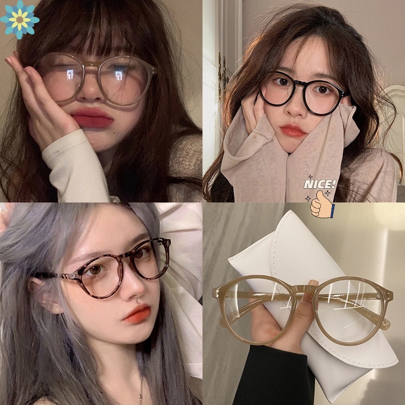 Mắt Kính Gọng Tròn Phong Cách Thời Trang Hàn Quốc Cho Nữ