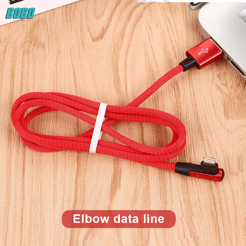 Dây Cáp Sạc Dữ Liệu Usb Sợi Nylon Cho Iphone