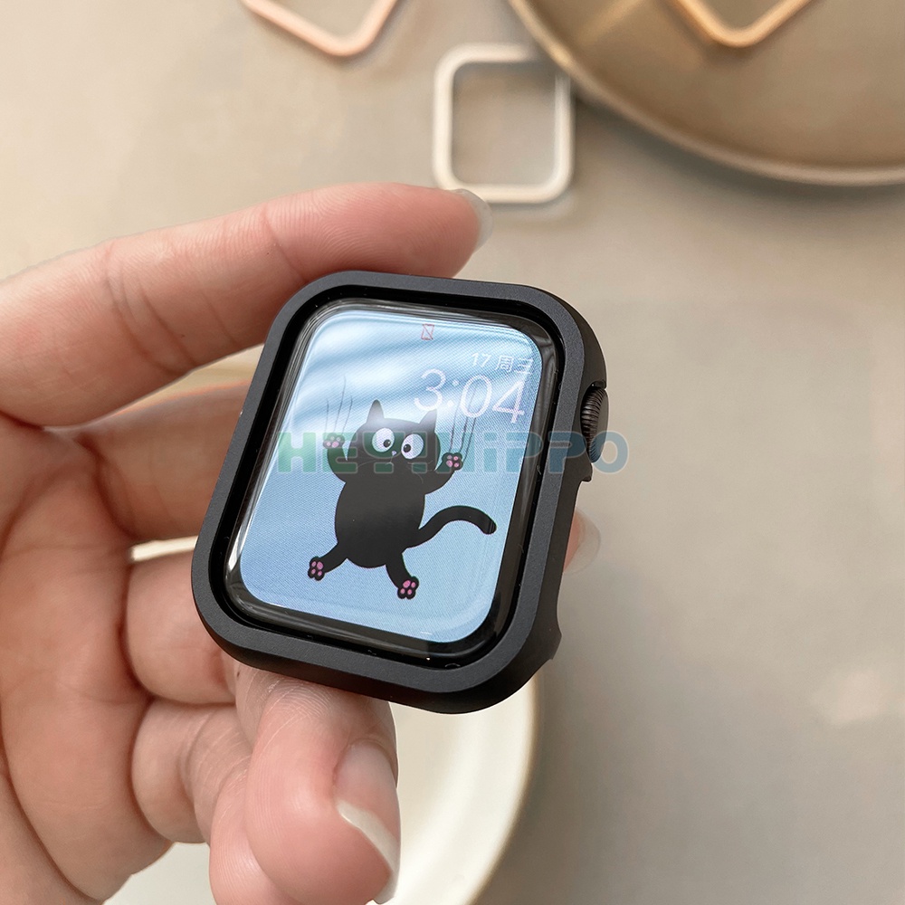 Vỏ Nhôm Kim Loại Bảo Vệ Cho Đồng Hồ Thông Minh Apple Watch iwatch7 41mm 45mm 40mm 44mm