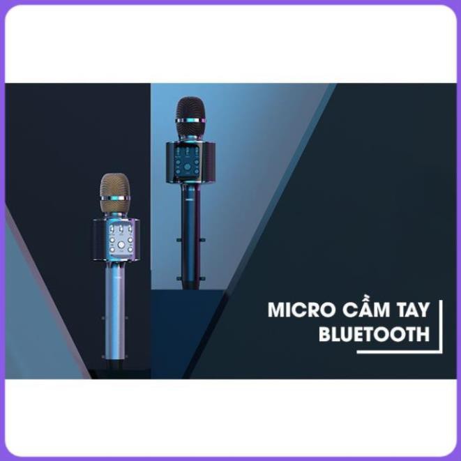 Mic Cầm Tay tích Hợp Giá Đỡ Điện Thoại Loa Bluetooth Remax K 05