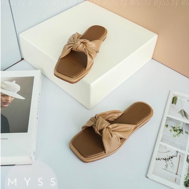 Dép bệt xoắn nơ giữa thời trang MYSS - DE96
