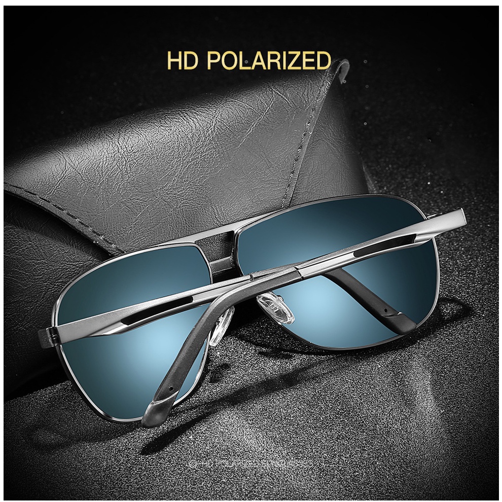Kính râm phân cực nam dành cho người lái xe ô tô Kính nhìn ban đêm Chống lóa Kính râm lái xe phân cực