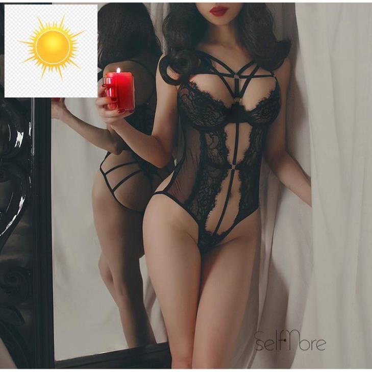 👡 Bodysuit nữ sexy nhiều dây khoét bụng đồ ngủ quyến rũ 👡 | BigBuy360 - bigbuy360.vn