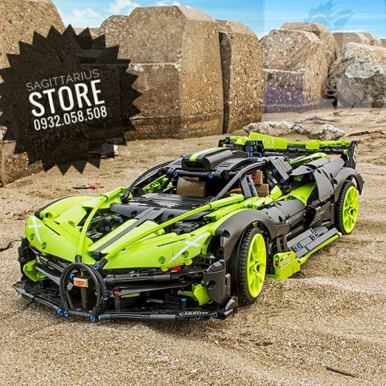 Lego Bloodie 10211 Lắp Ráp Siêu Xe Bugatti Bolide