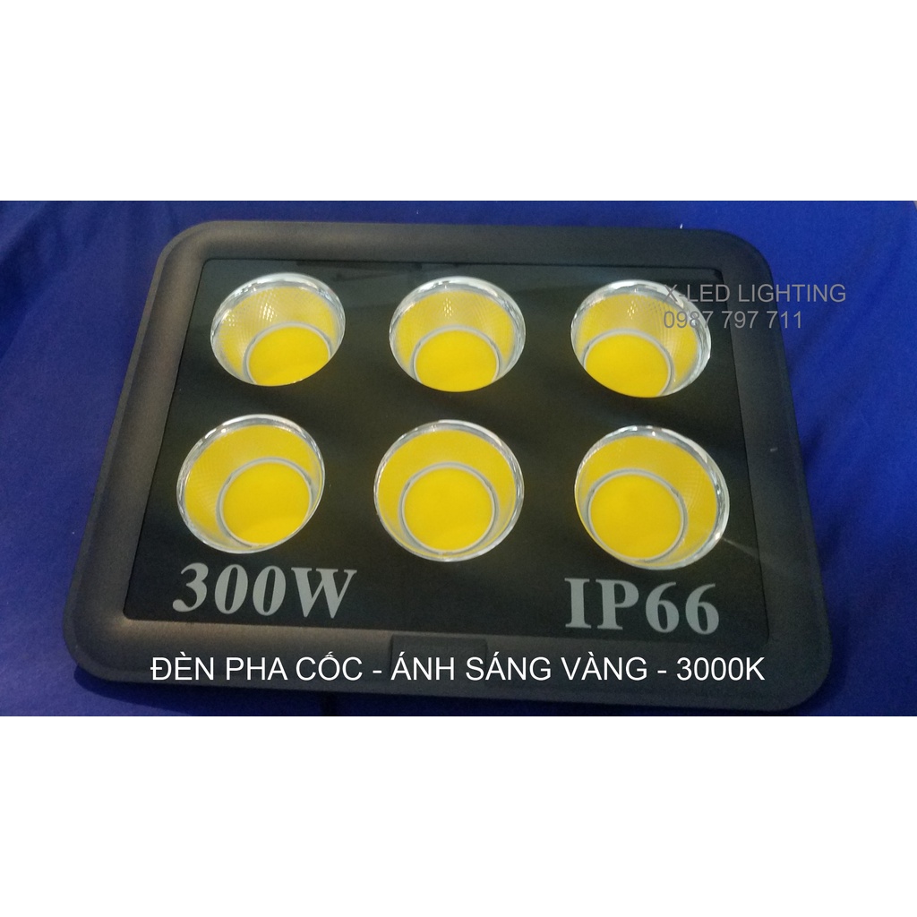 Đèn led pha cốc, đèn cao áp, đèn sân bóng, đèn chiếu xa -  200w- 300w