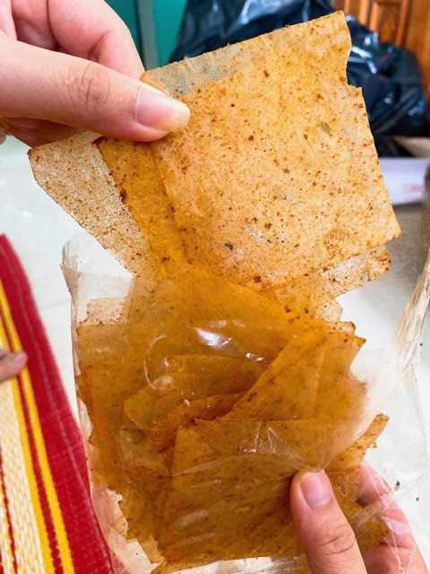 Bánh tráng tỏi muối nhuyễn siêu cay