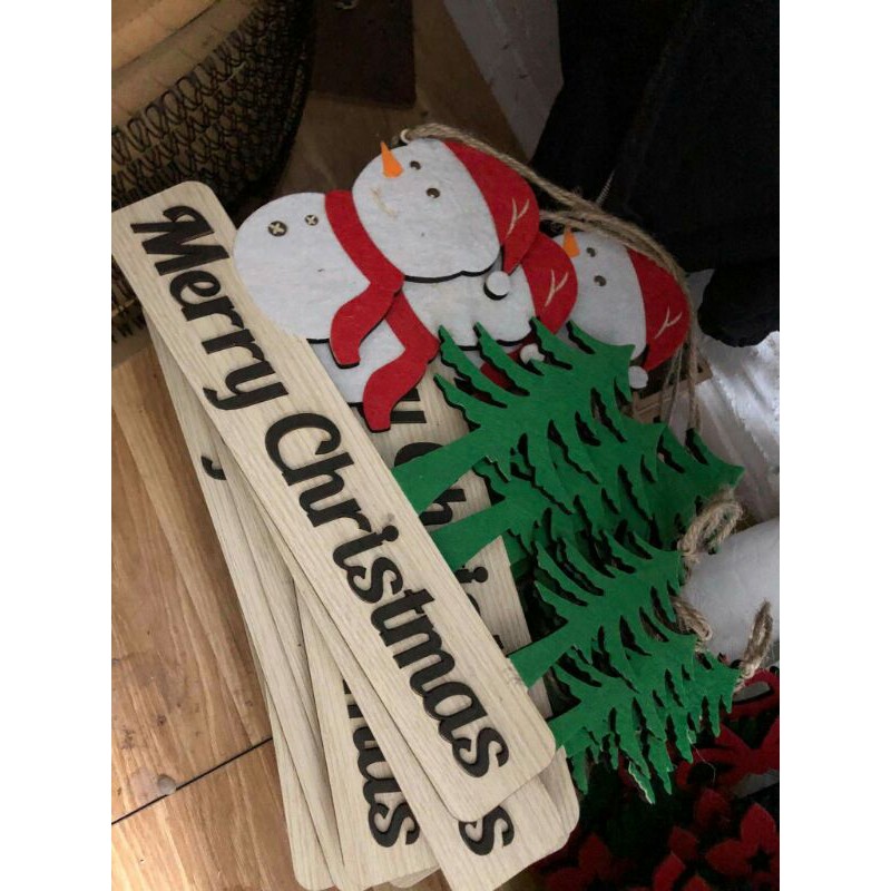 Biển decor treo trang trí noel