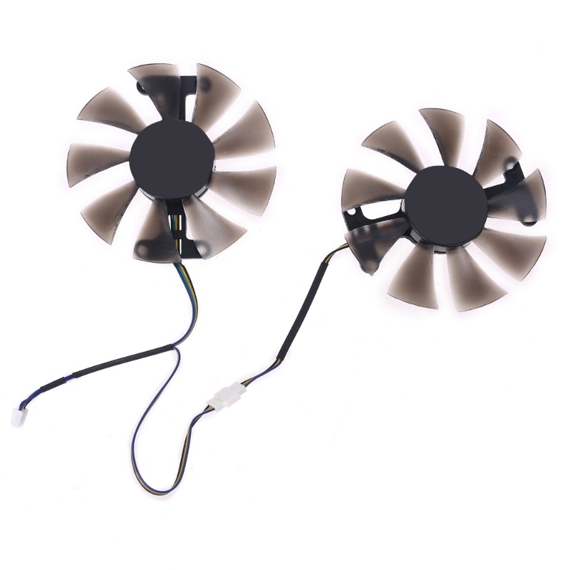 Bộ 2 Quạt Tản Nhiệt Card Đồ Họa 85mm PLD10015B12H 0.55A RX580 RX590 Thay Thế Chuyên Dụng Cho POWERCOLOR Radeon RX 580 590