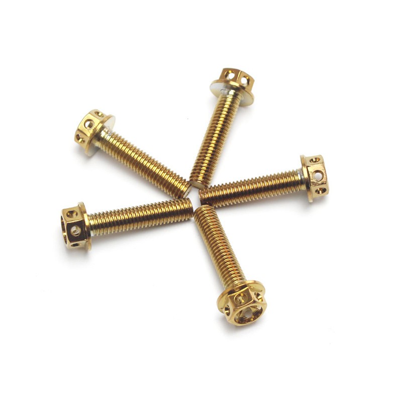 Mới Set 5 Bu Lông m8 Bằng Inox Chuyên Dụng Cho vespa sprint 125 gts 300 gtv300